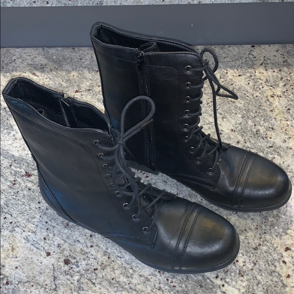 Black Combat Boots